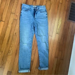 NWT Madewell High Rise Slim Boyjean